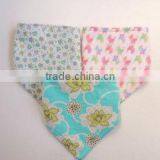 100% Cotton Printed Bandana Bibs