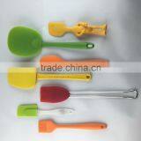 Co-friendly Novelty Silicone Shovel Silicon Rubber Baking Cooking Slotted Turner thumbnail-3