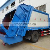 Automatic compress and uninstall 14CBM compact garbage collecting truck
