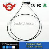 2016 Newest go Pro Accessories 24 Inch Stainless Steel Tether Lanyard for GoPro Hero Camera thumbnail-4