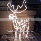 LED Rope Light Motif 3D -Deer Moving Motif Lights,reindeer Christmas Lights thumbnail-3