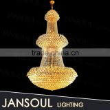 household french style famous brand 3 tiers gold crystal pendant light chandelier for house decoration