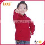 Wholesale OEM Best Quality Fleece Children Plain Hoodies Winter Clothes For Girls and Family