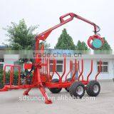 ZM Series Log Trailer Crane ZM5004,5 TonTimber Trailer With Crane,Tractor Mounted Model((1 Ton,3 Ton,5 Ton,8 Ton,10ton,12 Ton) ) thumbnail-5