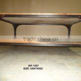 INDUSTRIAL INDIAN VINTAGE COFFEE CENTER TABLE thumbnail-1