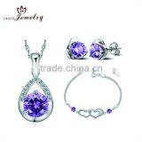 Pretty Style 925 Silver Silver Jewelry Ladies Wholesale Costume Jewelry Sets thumbnail-1