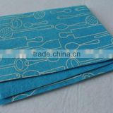 Super absorbent multi-purpose viscose & polyester nonwoven fabric printed wiping cloth