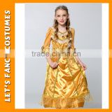 Belle Wonderland Kids Beauty The Beast Fancy fairy stage Dress Girls Costume PGCC-2401