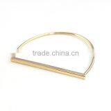 Custom Jewelry Factory Golden Bangle Bar Bracelets