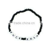 Promotion Gifts Handmade Customized Colourful Glass Beads DIY Elastic Bracelet thumbnail-2