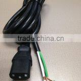 (WK-C003) American UL 3 Core Round Electric SVT AC Power Cord (nema 5-15p Electric Plug With C13 Connector Extension Cord) thumbnail-2