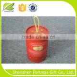 Red Round Cylinder Packaging Box