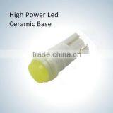 12V DC Car Front LED Lights T10 1LED Ceramics With Diffusing Cover thumbnail-1