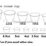 230ml Plastic Ice Cream Bowl Disposable Printed Cup thumbnail-2