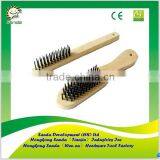 3*11 Row Wooden Handle Wire Brush thumbnail-1