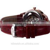 Genuine Leather Mechanical Skeleton New Girls Watchs 2014 thumbnail-5
