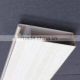Good Hardness Wood Grain Suspended Metal Strip Ceiling Aluminum Square Tube Screen Ceiling Tiles thumbnail-5