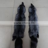 Silver fox raw skin fur pelts genuine silver fox fur skin with good price