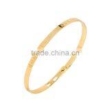 Memories Bangles With Customize Design Word 'FOREVER FRIENDS' With 4mm/7mm Width thumbnail-3