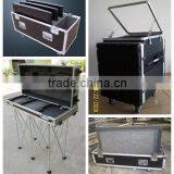 heavy-duty aluminum tool flight case with foam inset