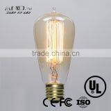 4000k Dimmable Vintage St64 100 Watt Edison Bulb E26 E27 B22 CE RoHS FCC Approved thumbnail-1