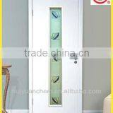 Modern PVC Interior Wooddoors With Glass
