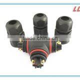 3 Out IP67 Wire Distribution Connector Screw Terminal Tee Connector thumbnail-3