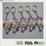 Dolphin Girl 3d Rubber Keychain