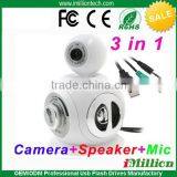 3 in 1 Webcam Mic Microphone Speaker