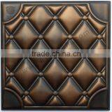 Luxuary 3D PU Leather Wall Panel Size 40cm *40cm From Haining thumbnail-1
