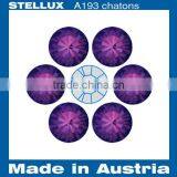 Stellux A193 Glass Point Back Rhinestones Amethyst