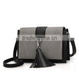 China Factory Products Leather Bags Shoulder Bag Style With Tassel thumbnail-4