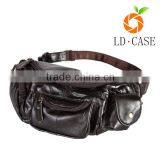Vintage Waist Packs Genuine Leather Fanny Pack Fashion Man Small Travel Sports Waist thumbnail-2