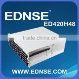 ED420H48-T3-D Short Depth 480mm 20 Bay Hot Swap 4U Storage Server Case
