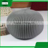 Wholesale Living Room Home Office Bed Homeware Round Soft Indian Moroccan Ottoman Crochet Knitted Pouf Japanese Tatami Mat thumbnail-4