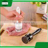 Kitchen Accessories Tool Long Handle Manual Hanging Plastic Stainless Steel Meat Needle Hammer Tenderizer thumbnail-1