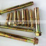 Wells CE 3" Yellow White Galvanized Steel Meteal Rigging Israel Sleeve Eye Anchor thumbnail-1