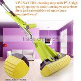 Super Pva Absorbent Professional Double Roller Sponge Cleaning Twist Mop Roller thumbnail-5