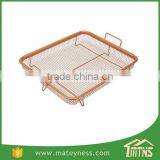 Air Fry Pan Set Gotham Steel Crispy Tray Copper Crisper thumbnail-3