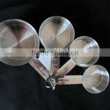 Stainless Steel Round Measuring Cup Set of 4 Classic thumbnail-1