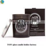 Mason Jar Food Gift Ideas Large Frosted Glass Fern Candle Holders With Silver Metal Lids thumbnail-3