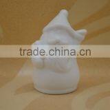 High White Effect Ceramic Christmas Decoration With Santa Claus Shape thumbnail-3