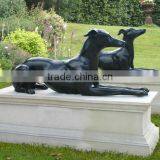 Garden Decoration Animal Sculpture Life Size Bronze Great Dane Statue thumbnail-2