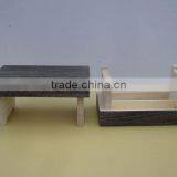 Custom Handmade Wooden Bar Stool Pine Solid Wooden Stool CN thumbnail-1