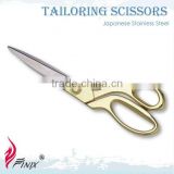 Golden Zinc-Alloy Grip Fabric Cutting Dressmaker Sewing Scissors