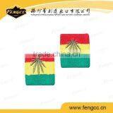 Promotional Sport Customized Embroidery Logo Towel Cotton Wristband thumbnail-4