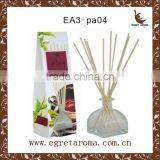 2015 New Arrival for Home Air Freshener Tent Shape Glass Diffuser Bottle With Rattan Sticks Reed Diffuser Glass Bottle thumbnail-2