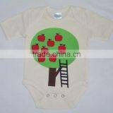Newborn Baby Bodysuit 100% Organic Cotton White Baby Clothing Summer Style Long Sleeves Clothes thumbnail-3