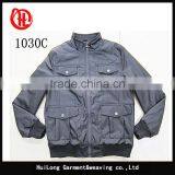 Simple Design Stock Mens pu Leather Coat Jacket thumbnail-1