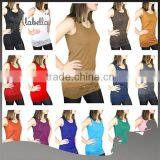 100% Cotton Dri Fit Casual Stripe Women Tank Top thumbnail-1